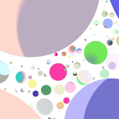 Daire saydam arka plan - eğilim seamless modeli.