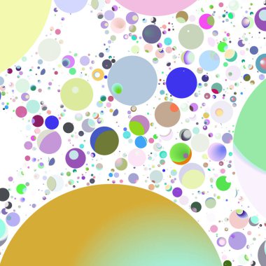 Daire saydam arka plan - eğilim seamless modeli.