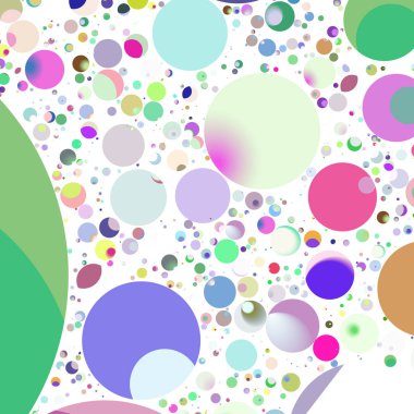 Daire saydam arka plan - eğilim seamless modeli.