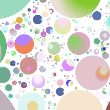 Daire saydam arka plan - eğilim seamless modeli.