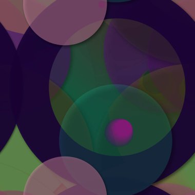 Daire saydam arka plan - eğilim seamless modeli.