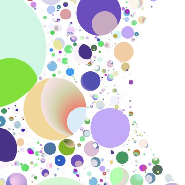 Daire saydam arka plan - eğilim seamless modeli.