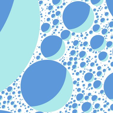 Daire saydam arka plan - eğilim seamless modeli.