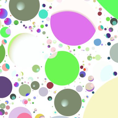 Daire saydam arka plan - eğilim seamless modeli.