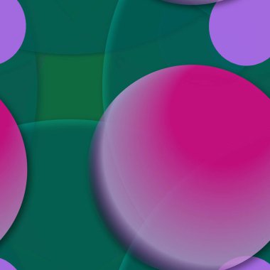 Daire saydam arka plan - eğilim seamless modeli.