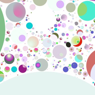 Daire saydam arka plan - eğilim seamless modeli.