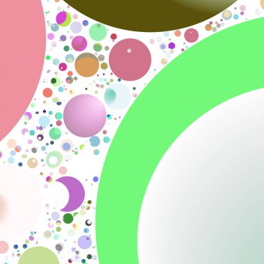 Daire saydam arka plan - eğilim seamless modeli.