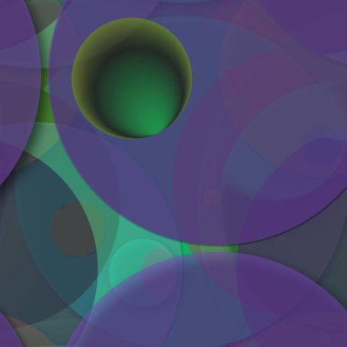 Daire saydam arka plan - eğilim seamless modeli.