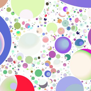 Daire saydam arka plan - eğilim seamless modeli.