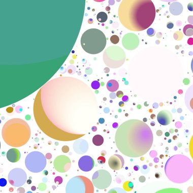 Daire saydam arka plan - eğilim seamless modeli.