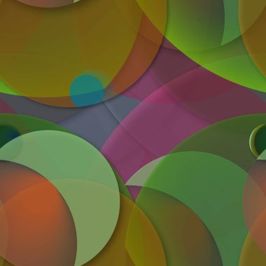 Daire saydam arka plan - eğilim seamless modeli.