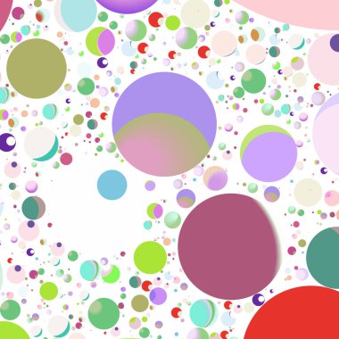 Daire saydam arka plan - eğilim seamless modeli.