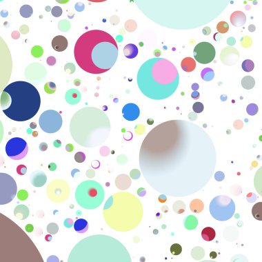 Daire saydam arka plan - eğilim seamless modeli.