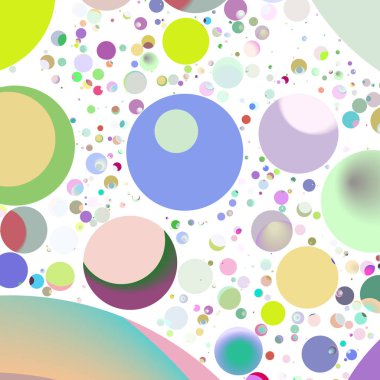 Daire saydam arka plan - eğilim seamless modeli.