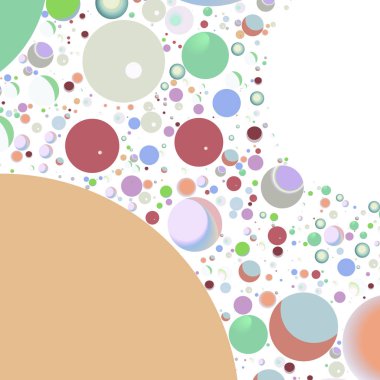 Daire saydam arka plan - eğilim seamless modeli.