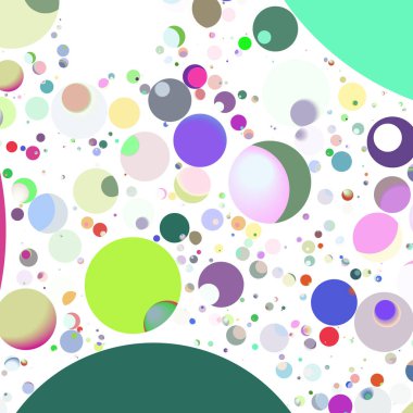 Daire saydam arka plan - eğilim seamless modeli.