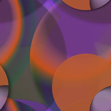 Daire saydam arka plan - eğilim seamless modeli.