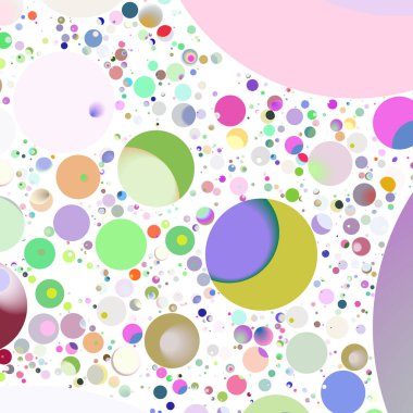 Daire saydam arka plan - eğilim seamless modeli.