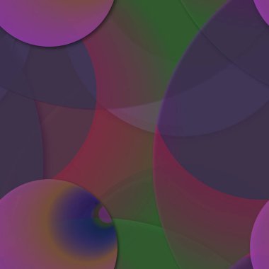 Daire saydam arka plan - eğilim seamless modeli.