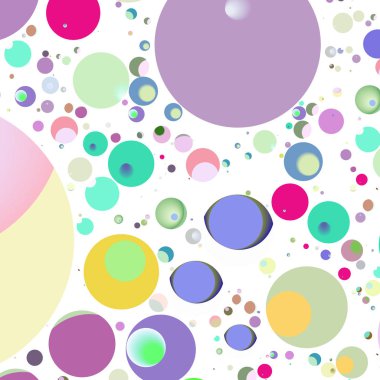 Daire saydam arka plan - eğilim seamless modeli.