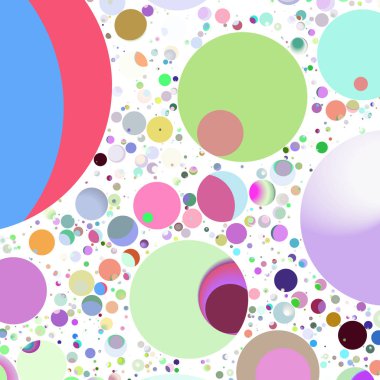 Daire saydam arka plan - eğilim seamless modeli.