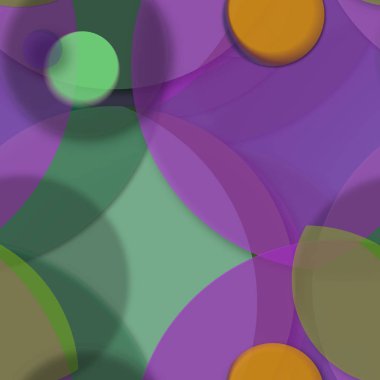 Daire saydam arka plan - eğilim seamless modeli.