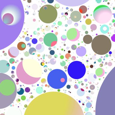 Daire saydam arka plan - eğilim seamless modeli.