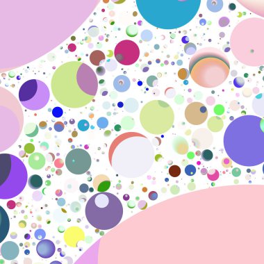 Daire saydam arka plan - eğilim seamless modeli.