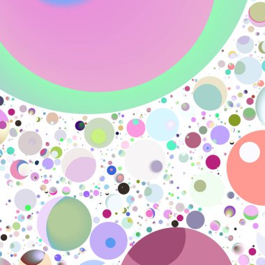 Daire saydam arka plan - eğilim seamless modeli.