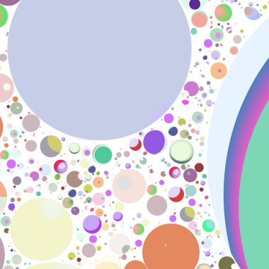 Daire saydam arka plan - eğilim seamless modeli.