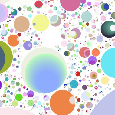 Daire saydam arka plan - eğilim seamless modeli.