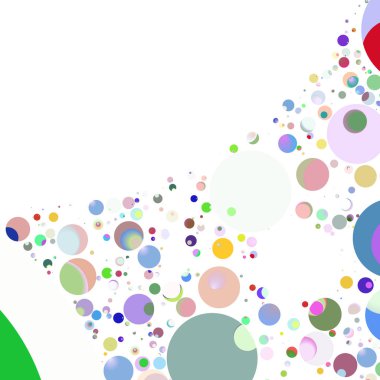 Daire saydam arka plan - eğilim seamless modeli.