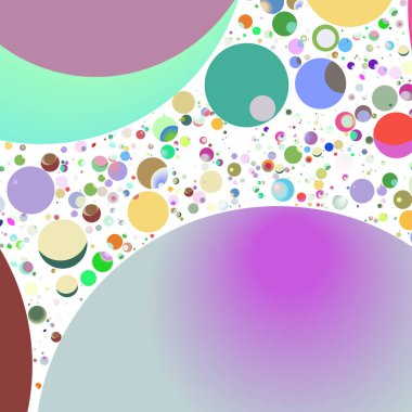 Daire saydam arka plan - eğilim seamless modeli.