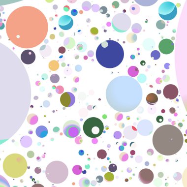 Daire saydam arka plan - eğilim seamless modeli.