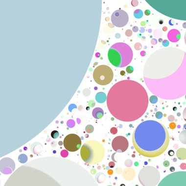 Daire saydam arka plan - eğilim seamless modeli.