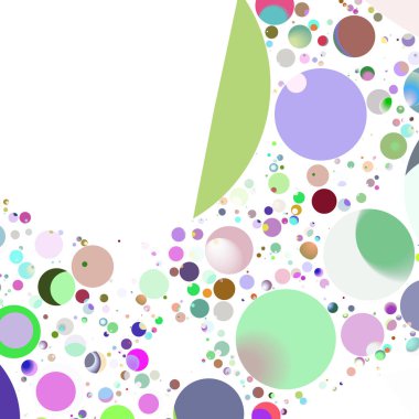 Daire saydam arka plan - eğilim seamless modeli.