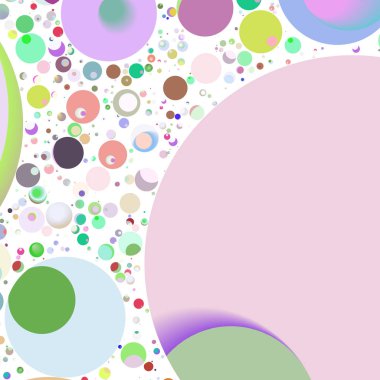 Daire saydam arka plan - eğilim seamless modeli.