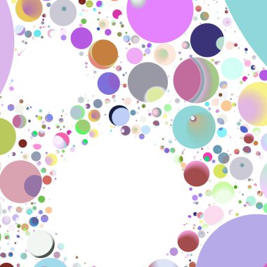 Daire saydam arka plan - eğilim seamless modeli.