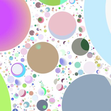 Daire saydam arka plan - eğilim seamless modeli.