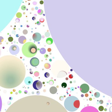 Daire saydam arka plan - eğilim seamless modeli.