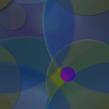 Daire saydam arka plan - eğilim seamless modeli.