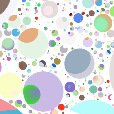 Daire saydam arka plan - eğilim seamless modeli.