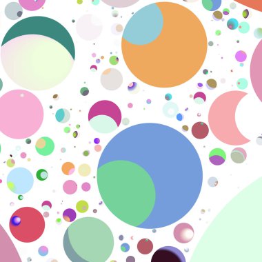 Daire saydam arka plan - eğilim seamless modeli.