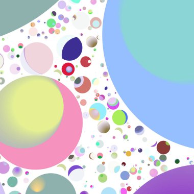 Daire saydam arka plan - eğilim seamless modeli.