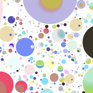 Daire saydam arka plan - eğilim seamless modeli.