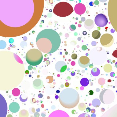 Daire saydam arka plan - eğilim seamless modeli.