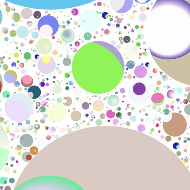 Daire saydam arka plan - eğilim seamless modeli.