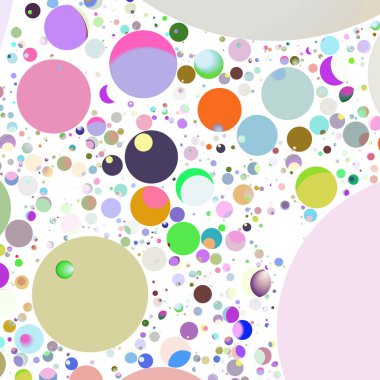 Daire saydam arka plan - eğilim seamless modeli.