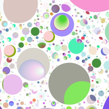 Daire saydam arka plan - eğilim seamless modeli.