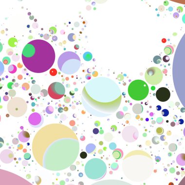 Daire saydam arka plan - eğilim seamless modeli.